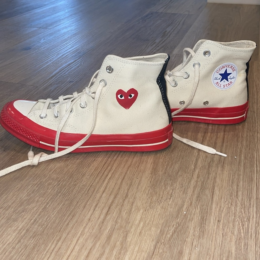 Comme des Garçons PLAY Converse Red Sole High Top - Picture 8 of 13